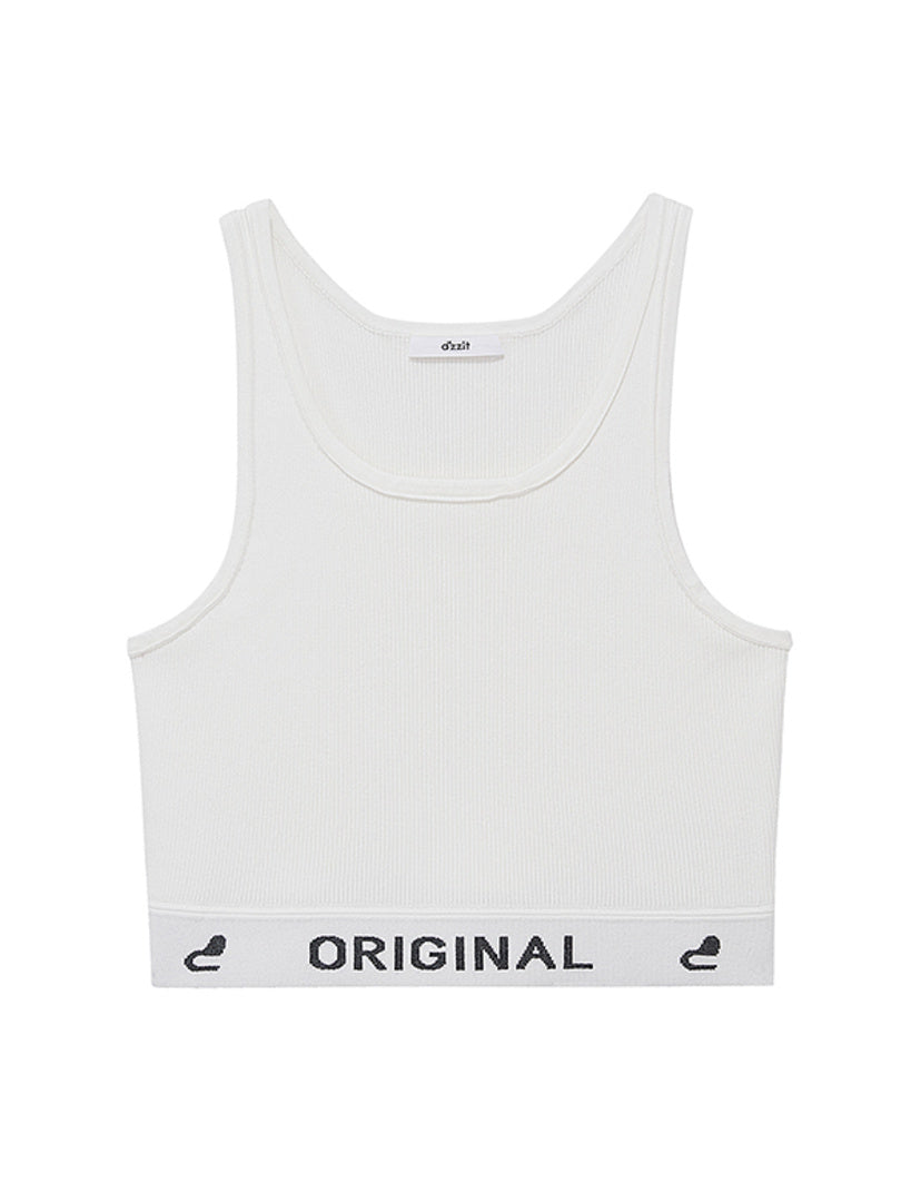 Logo Tape Bra-Top