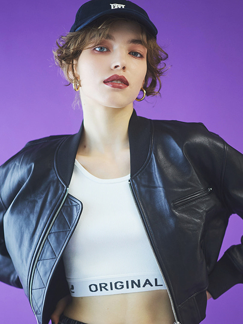Logo Tape Bra-Top