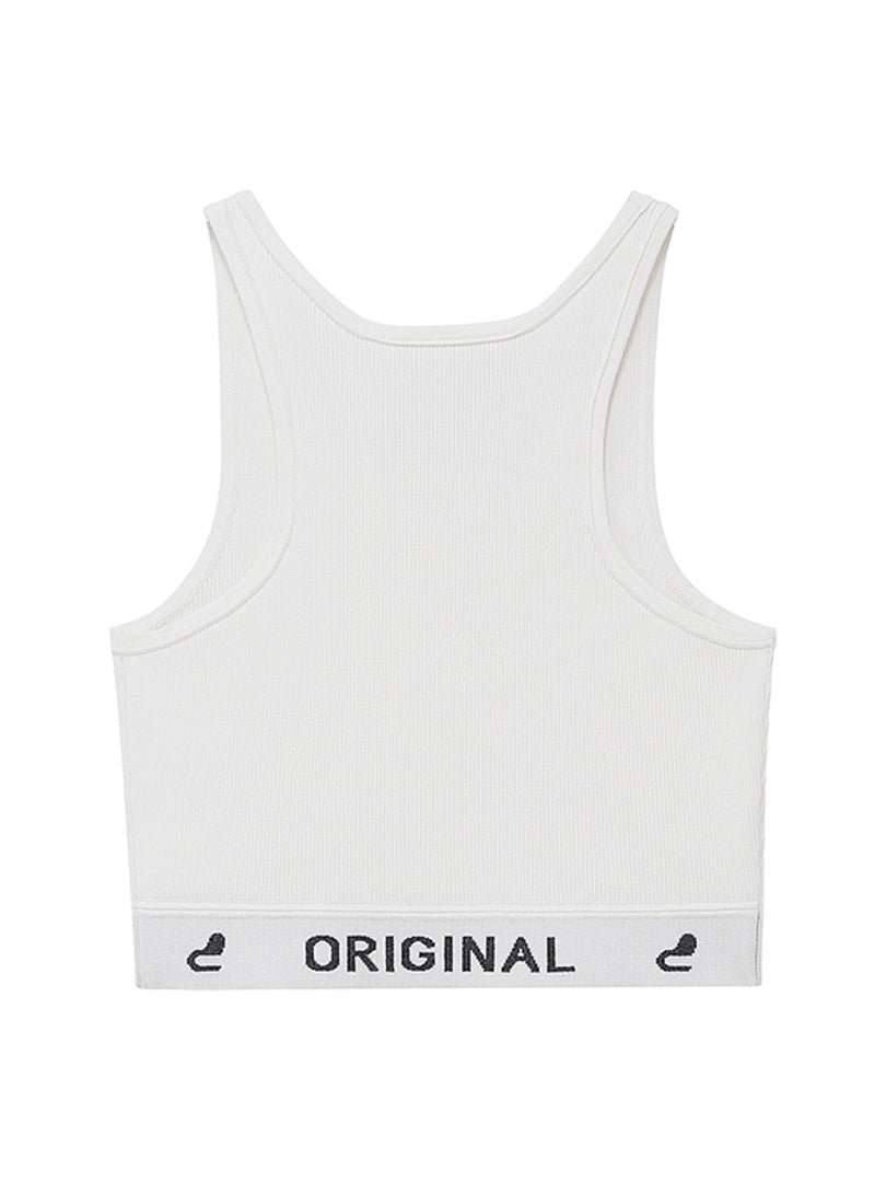 Logo Tape Bra-Top