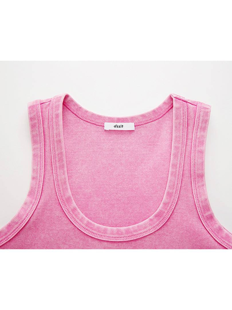Back Slit Tank Top