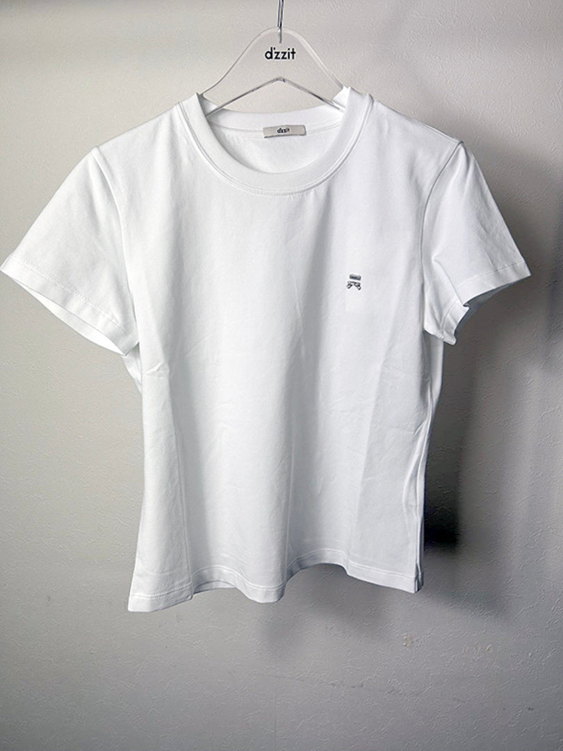 One-point Motif T-shirt