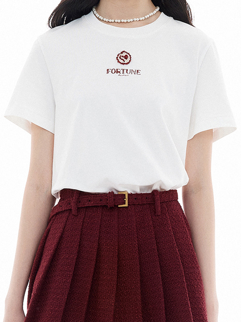 Beads One-point T-shirt