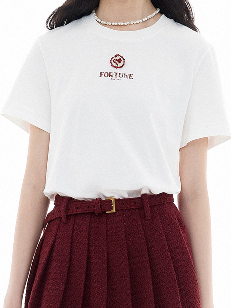 Beads One-point T-shirt