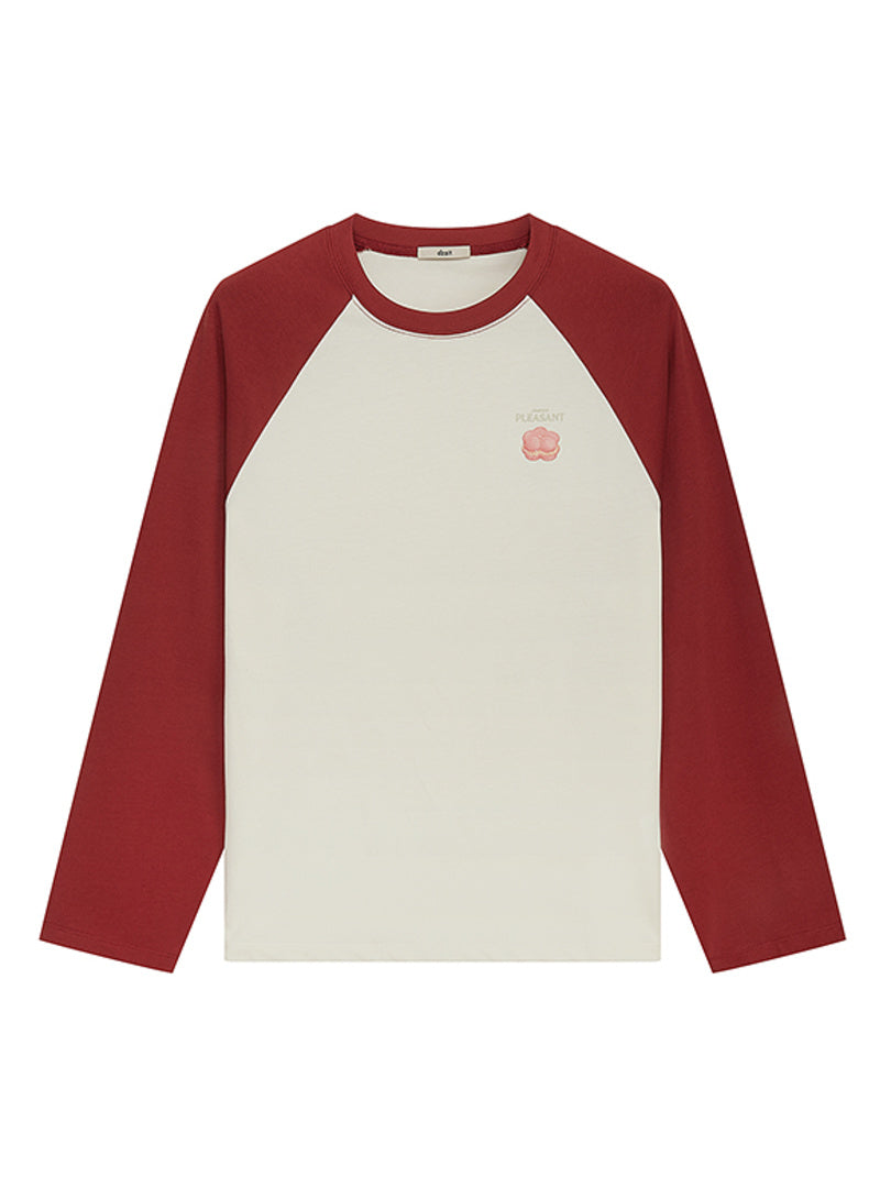 One-point Sweets Motif Raglan Sleeves T-shirt