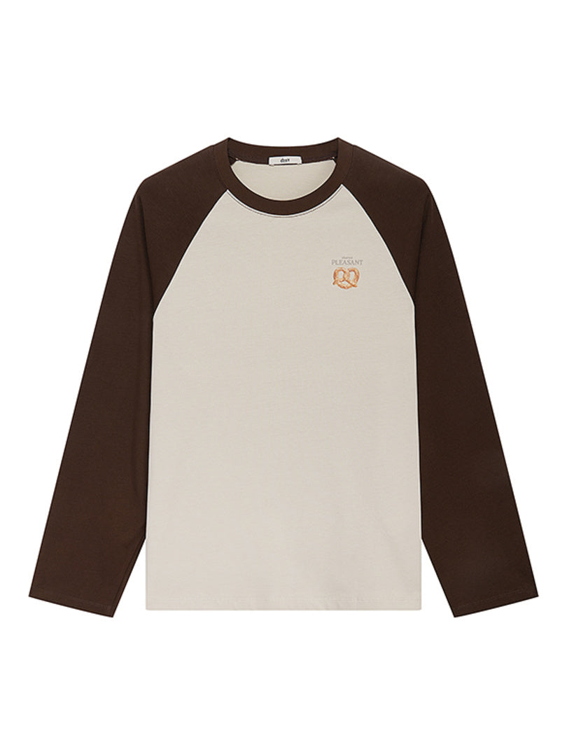 One-point Sweets Motif Raglan Sleeves T-shirt