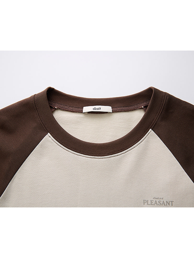 One-point Sweets Motif Raglan Sleeves T-shirt
