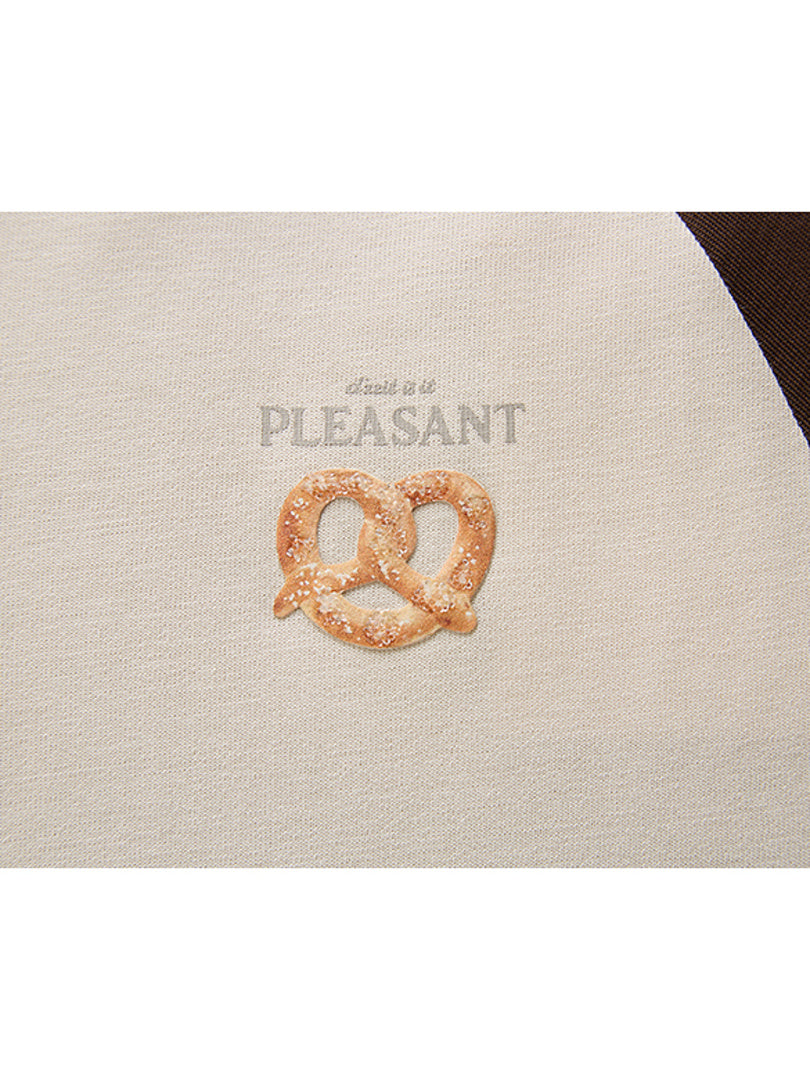 One-point Sweets Motif Raglan Sleeves T-shirt
