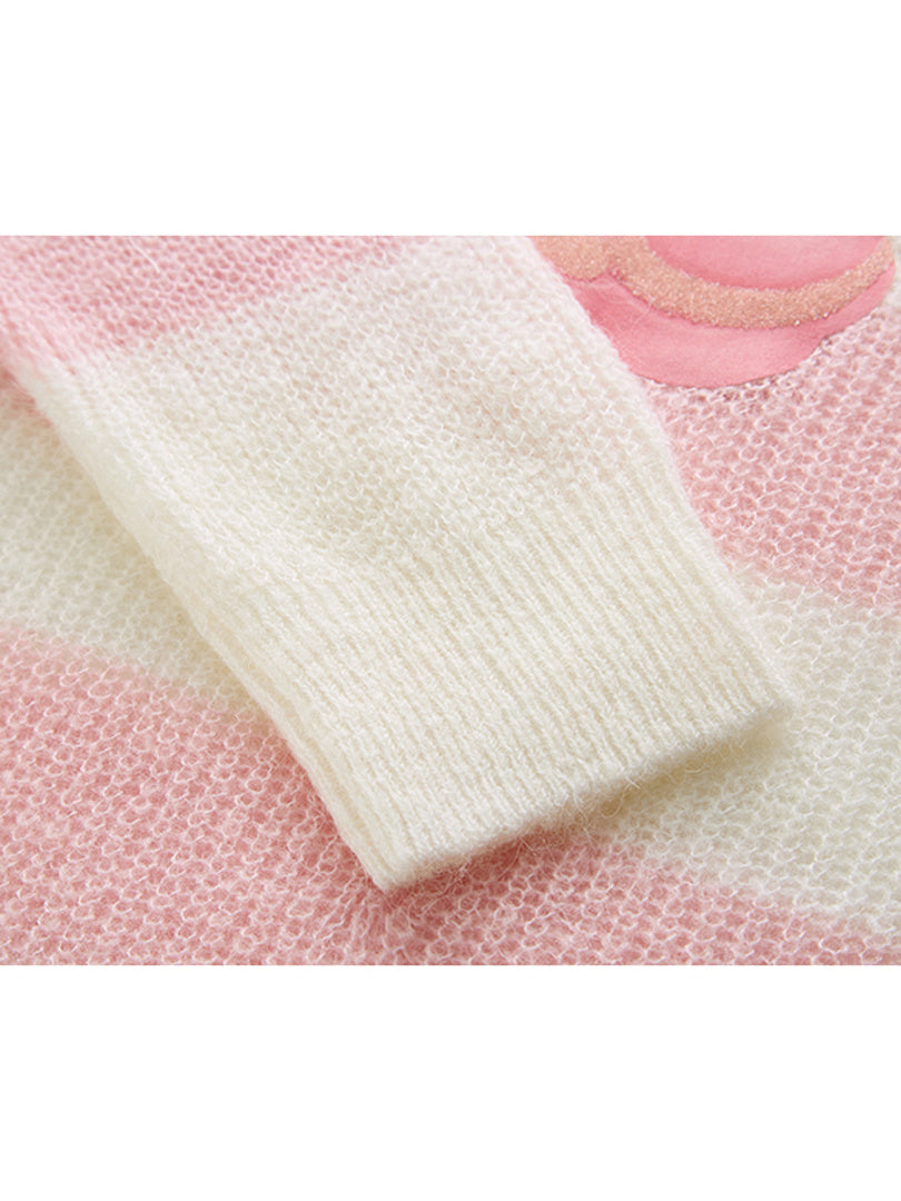 Sweets Stripe Mohair Knit