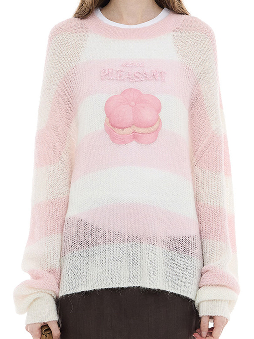 Sweets Stripe Mohair Knit
