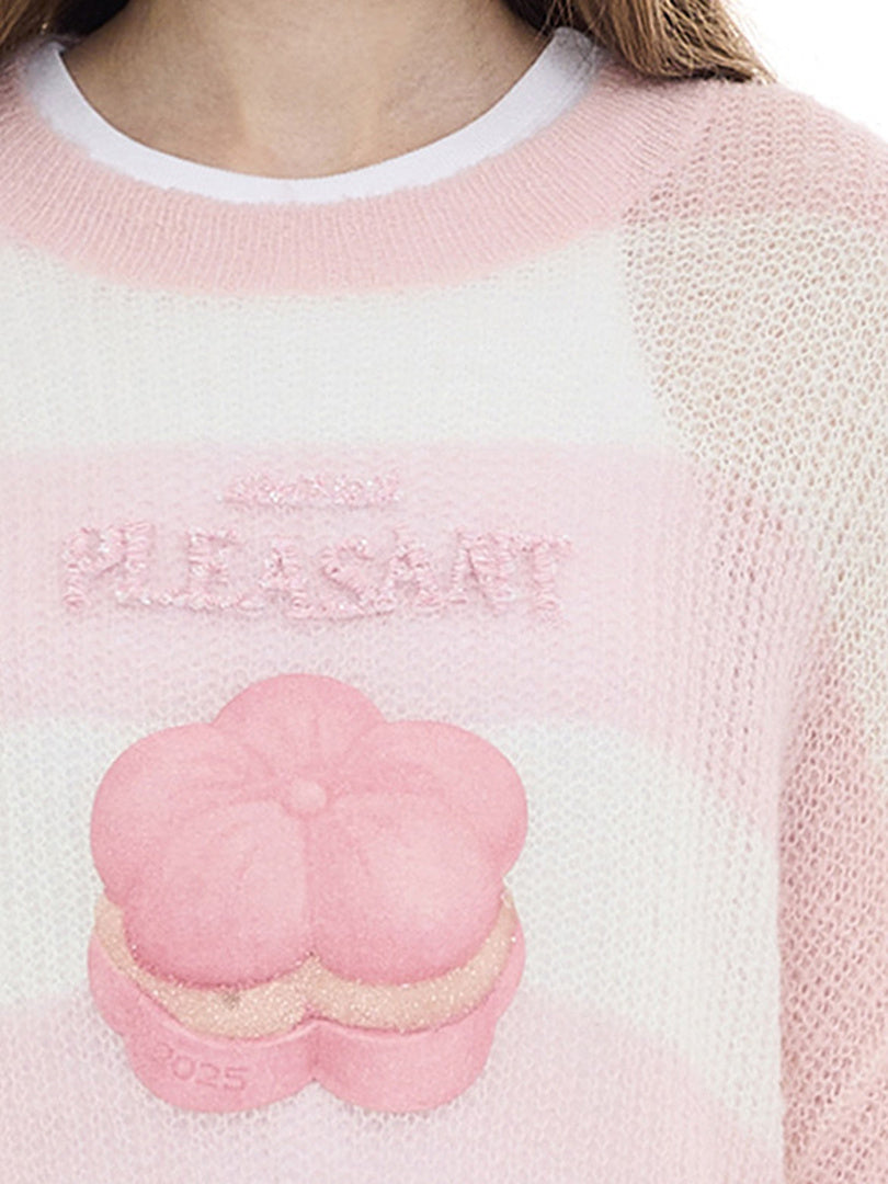 Sweets Stripe Mohair Knit