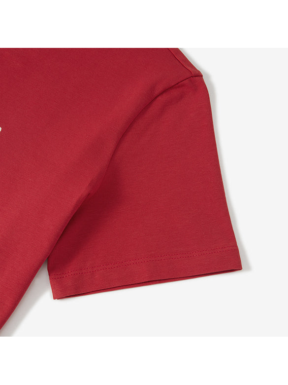 Cherry Printed & Beads T-shirt
