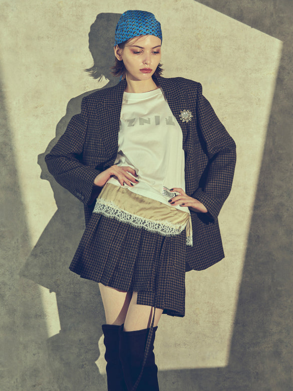 Plaid Tweed Jacket