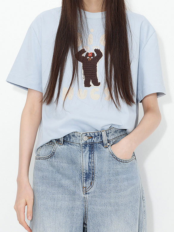 Euan Roberts Collaboration 3D Embroidery T-shirt