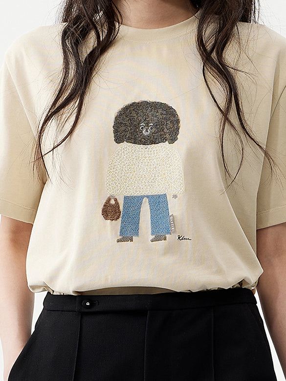 Embroidery Character T-shirt