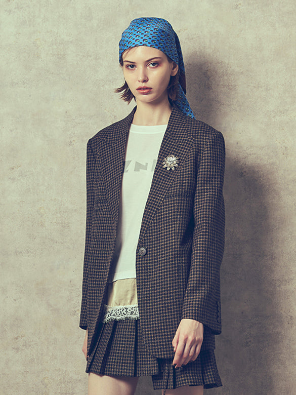 Plaid Tweed Jacket