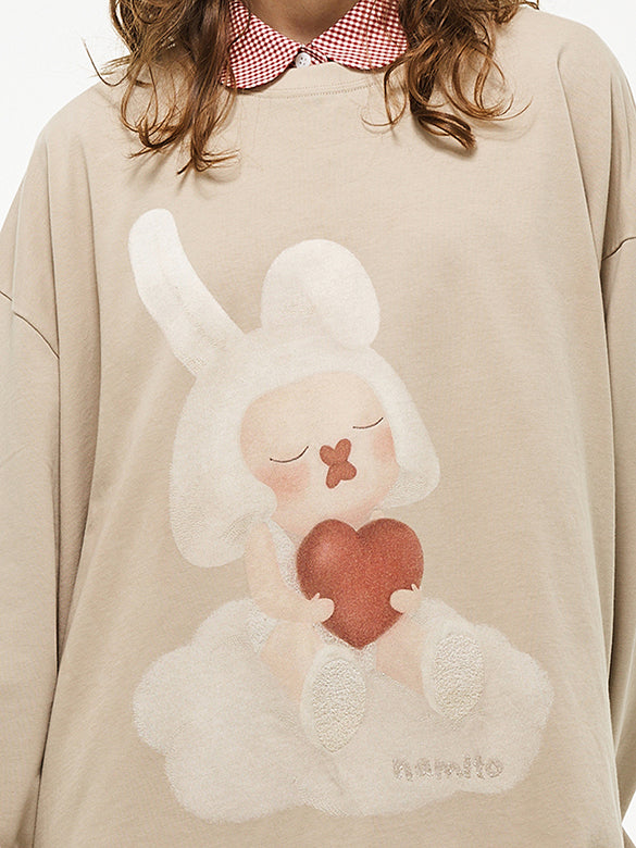 Character Printed Long Sleeves T-shirt