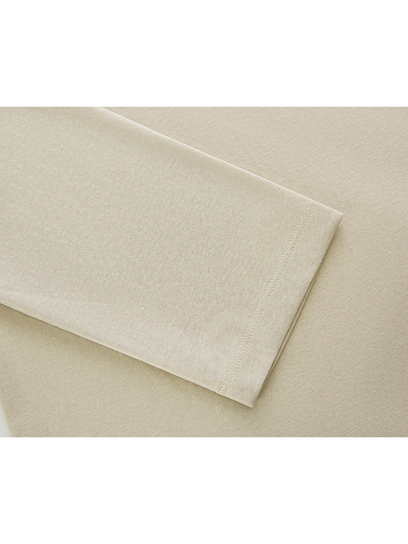 Printed Beads Long Sleeves T-shirt