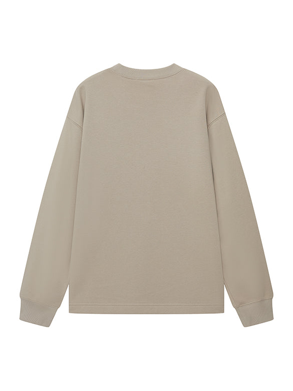 Cat Printed Embroidery Sweatshirt