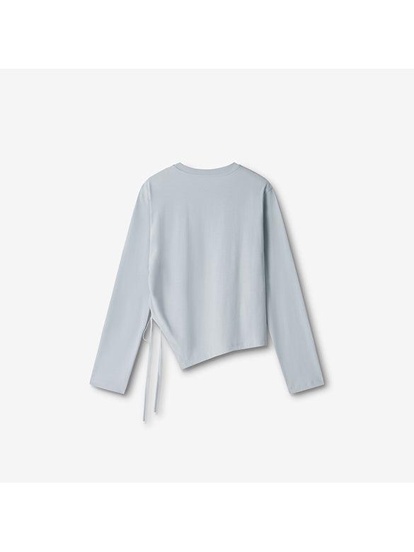 Butterfly Design Draw-code Long Sleeves T-shirt