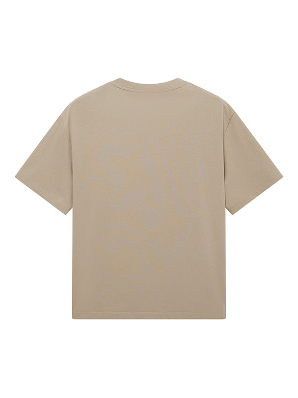 Printed & Beads Embroidery T-shirt