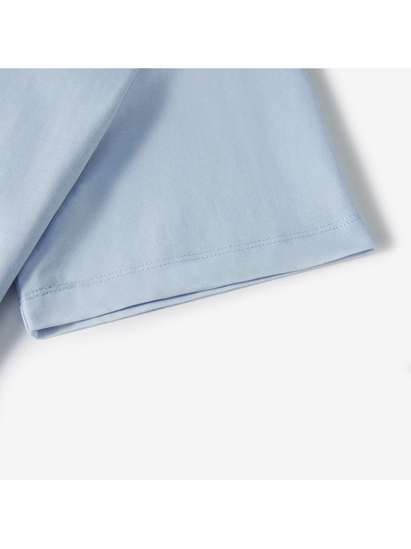 Printed Embroidery Sequins T-shirt