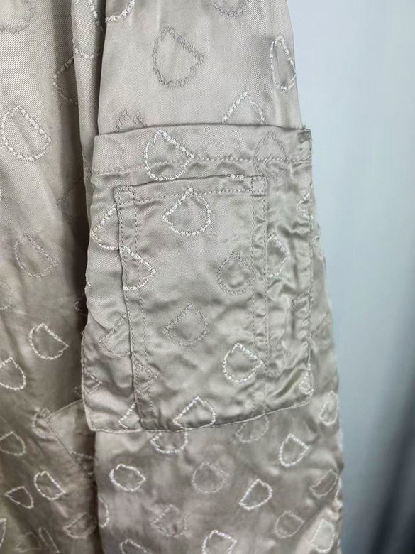Monogram Embroidery Blouson