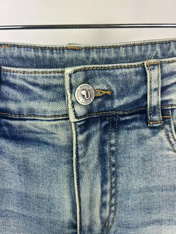 Skirt Combination Denim Pants