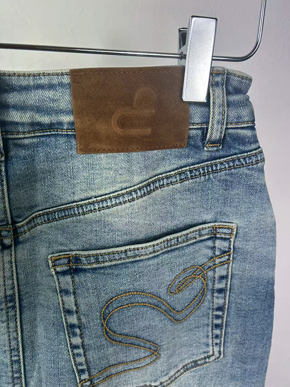 Skirt Combination Denim Pants