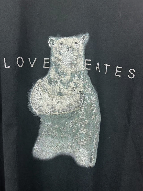 Embroidery Animal T-shirt