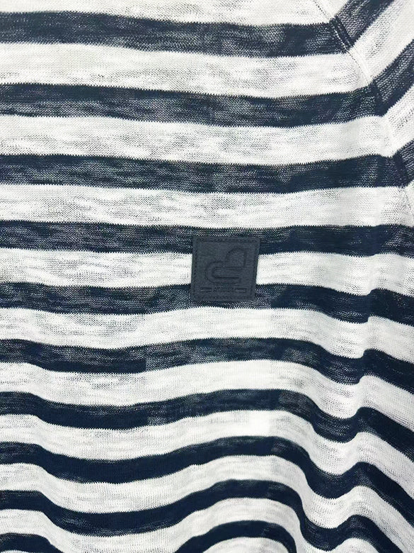 Stripe Sheer Knit Top