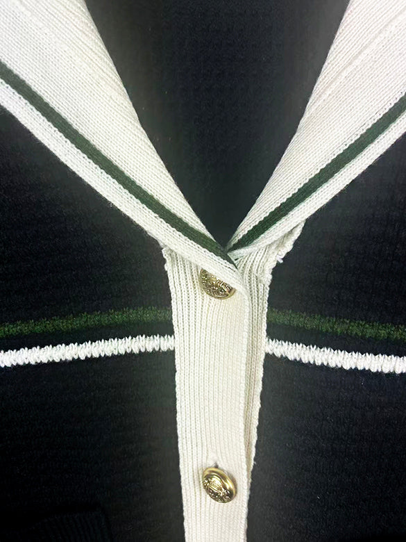 Sailor Collar Design Knit