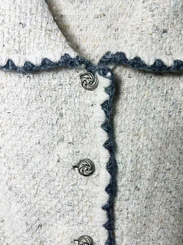 Embroidery Piping Knit Outer