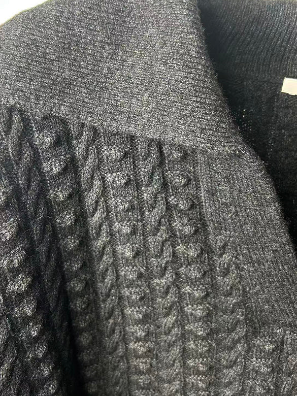 Collar Design Knitting Top