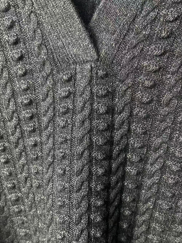 Collar Design Knitting Top