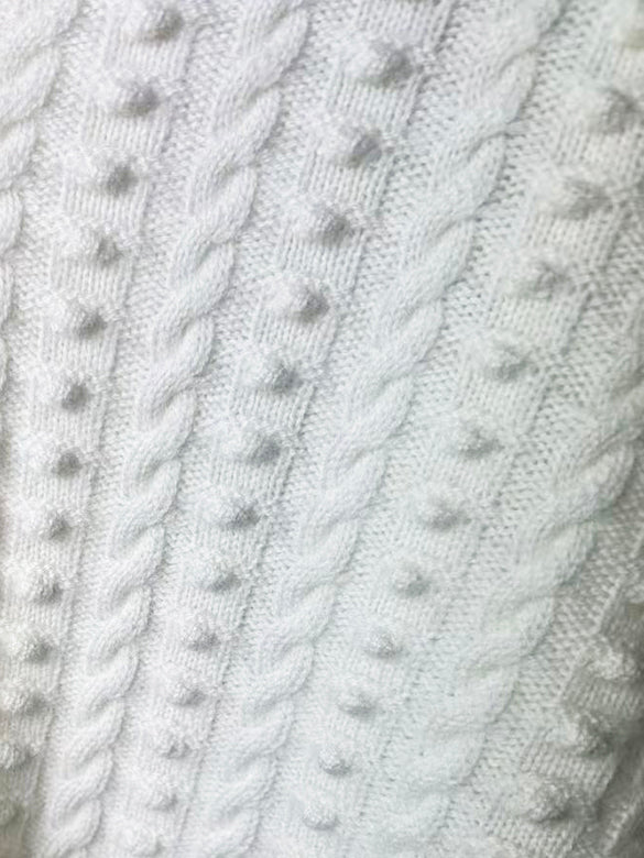 Collar Design Knitting Top