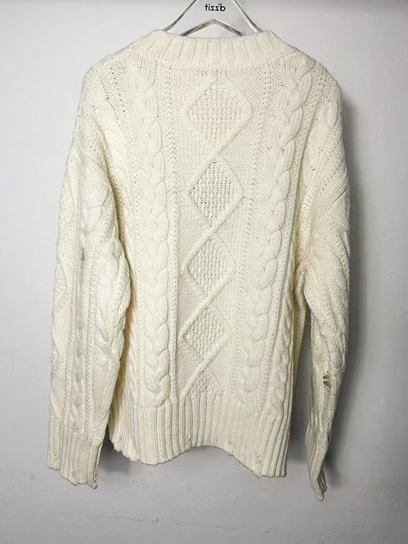 Mix Knitting Embroidery Top