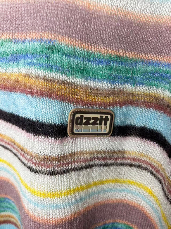 Random Pitch Stripe Color Knit