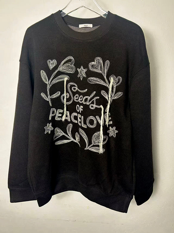 Embroidery Design Sweatshirt