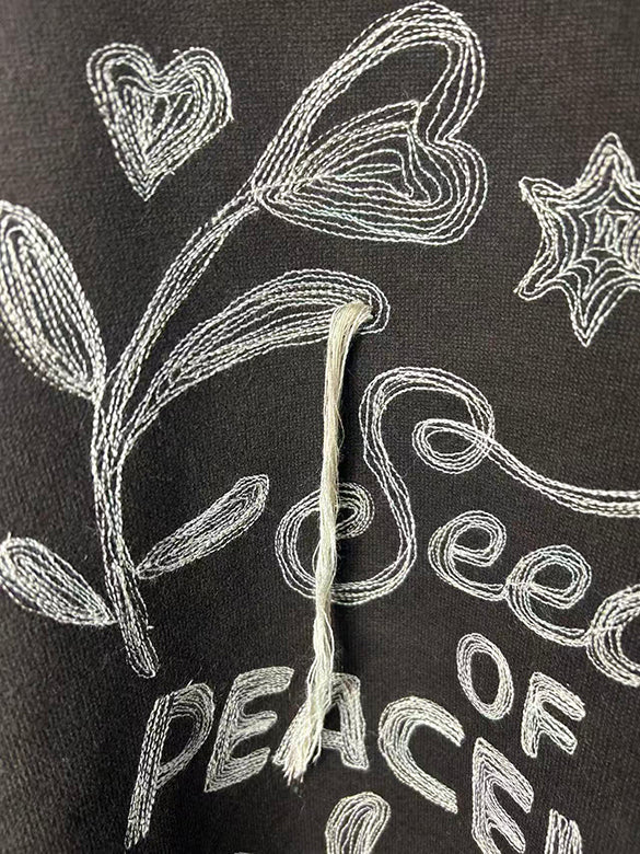 Embroidery Design Sweatshirt