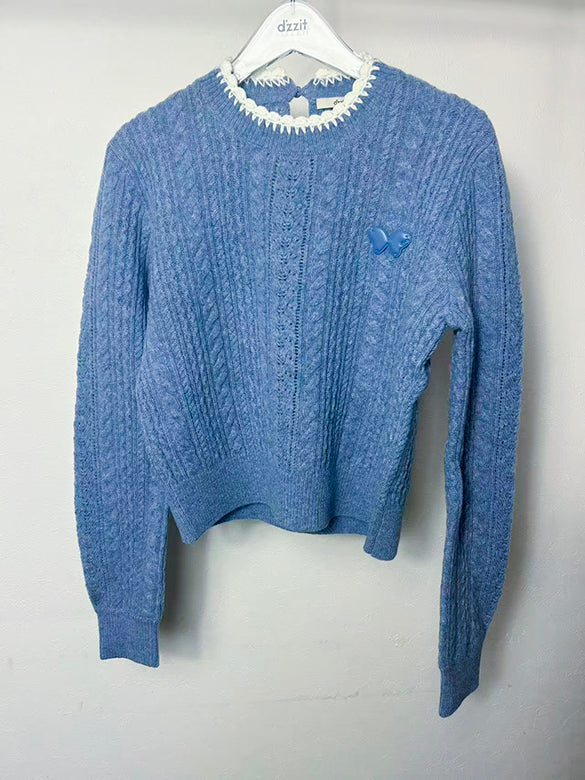 Bi-color Piping Knit