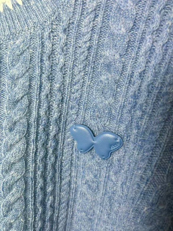 Bi-color Piping Knit