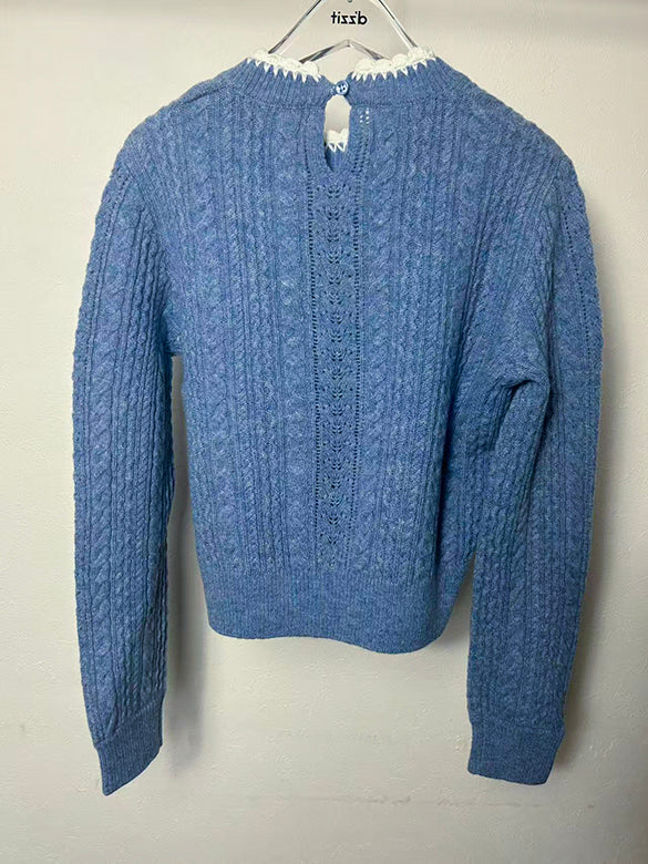 Bi-color Piping Knit