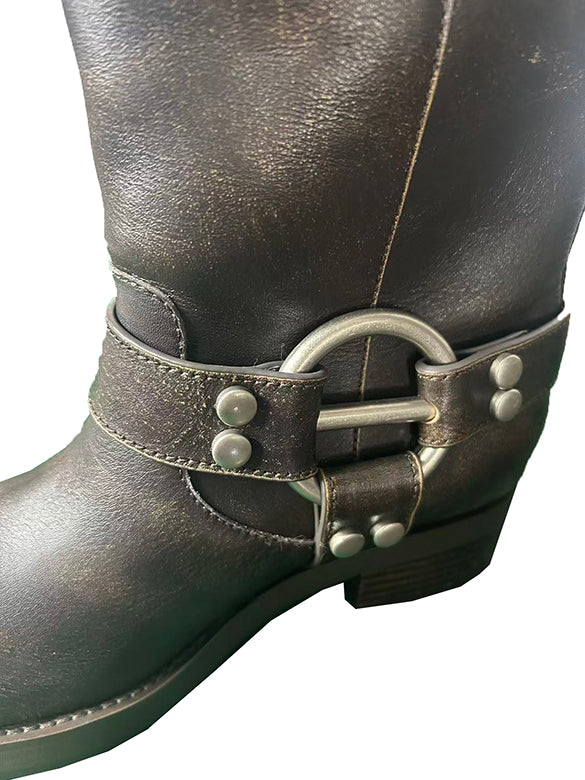 Belted Jockey Boots