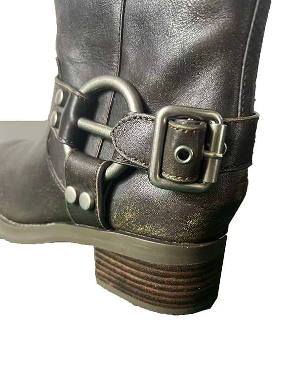 Belted Jockey Boots
