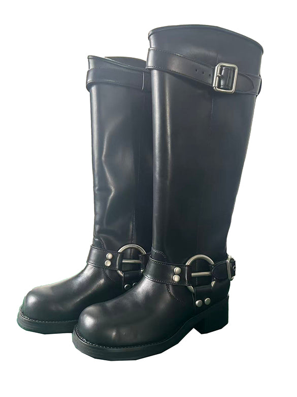 Belted Jockey Boots