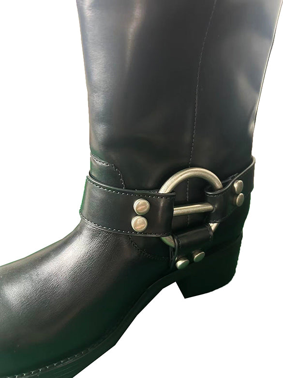 Belted Jockey Boots