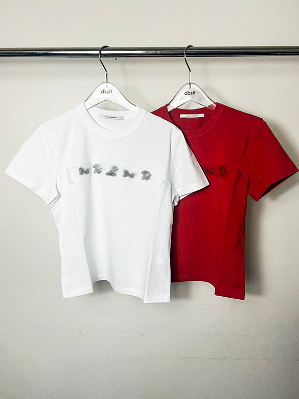 Dog Tulle Compact T-shirt