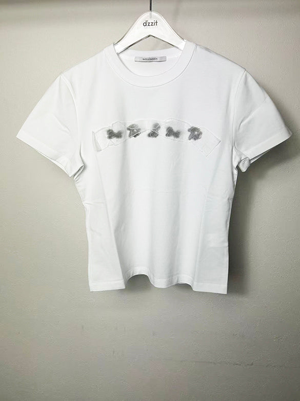 Dog Tulle Compact T-shirt