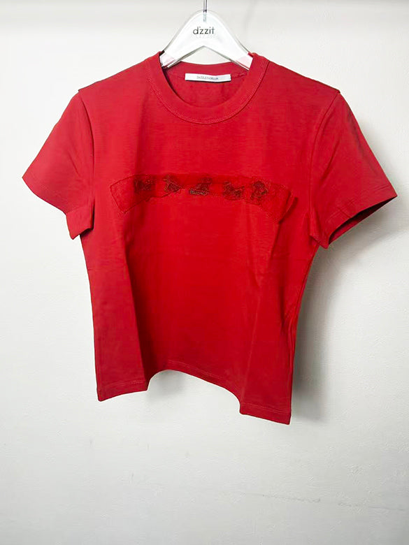 Dog Tulle Compact T-shirt