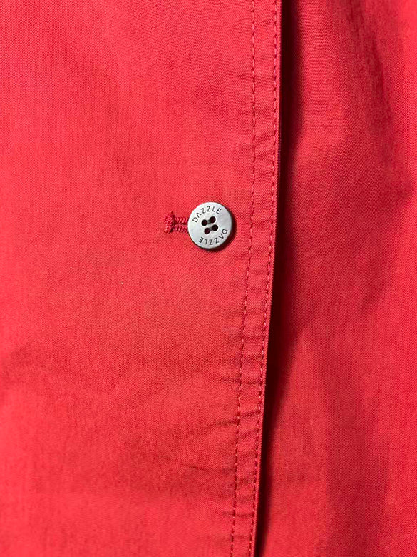Red Half Trench-coat